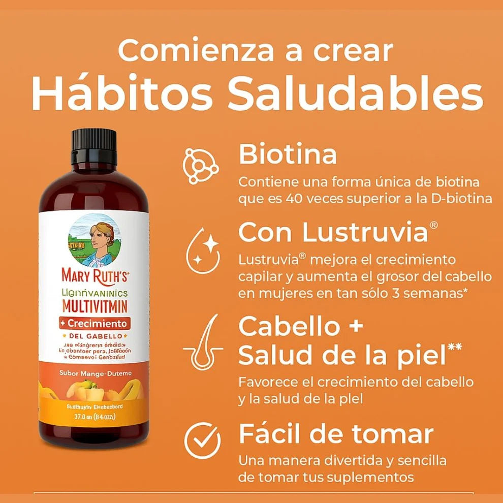 MaryRuth's Multivitamínico: Belleza desde Adentro para tu Cabello y Piel