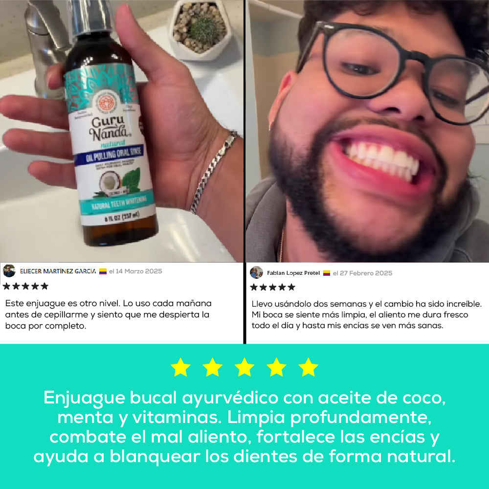 GuruNanda: Sonrisa Natural, Aliento Fresco y Encías Felices