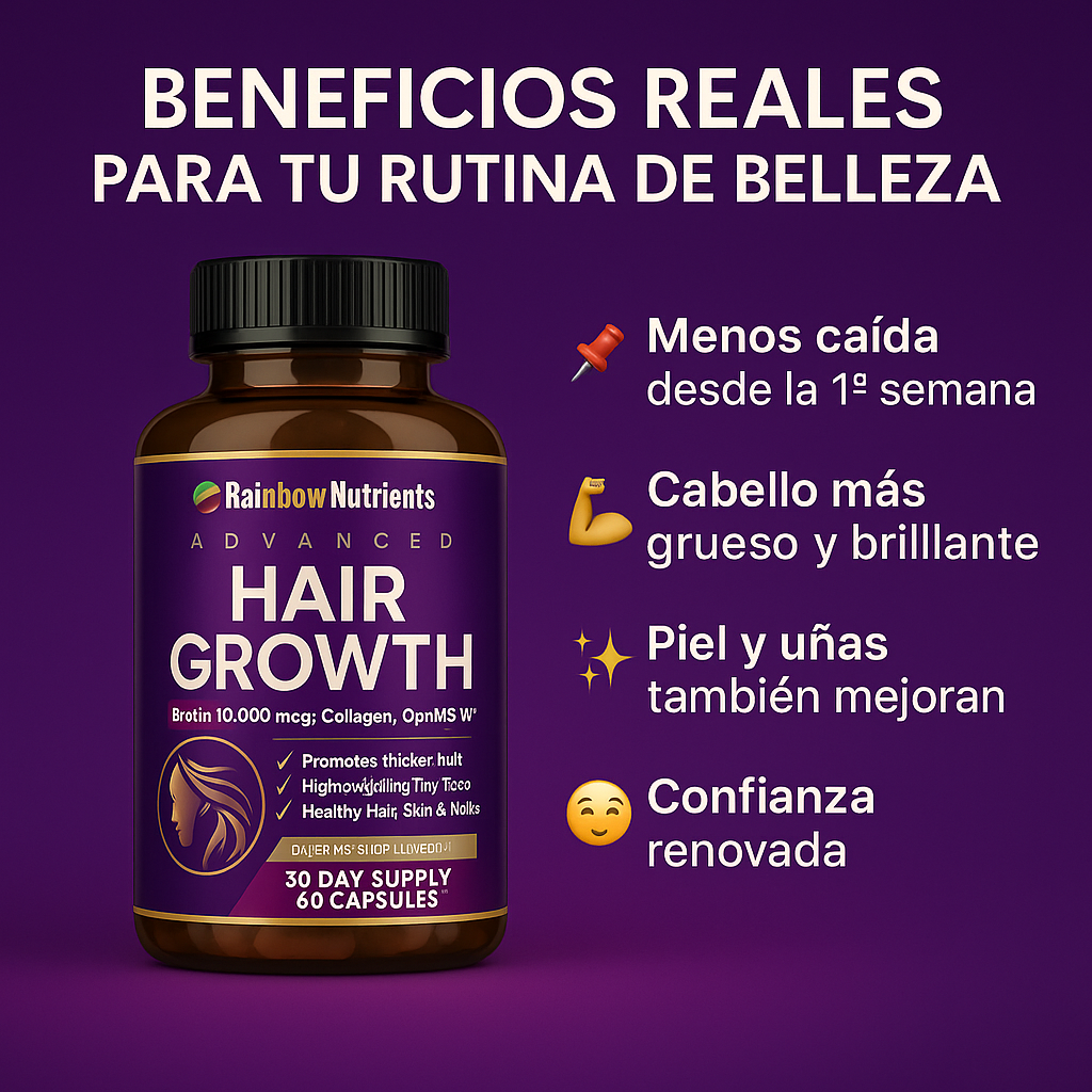 Hair Growth - Renueva Tu Cabello Desde la Raíz