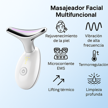 Masajeador Facial Reafirmante de Lujo GlowLift