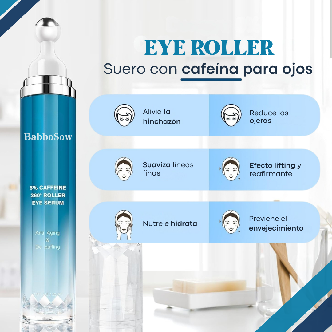 GlowRoll - Serum Radiante Anti-Ojeras | Ilumina tu mirada al instante
