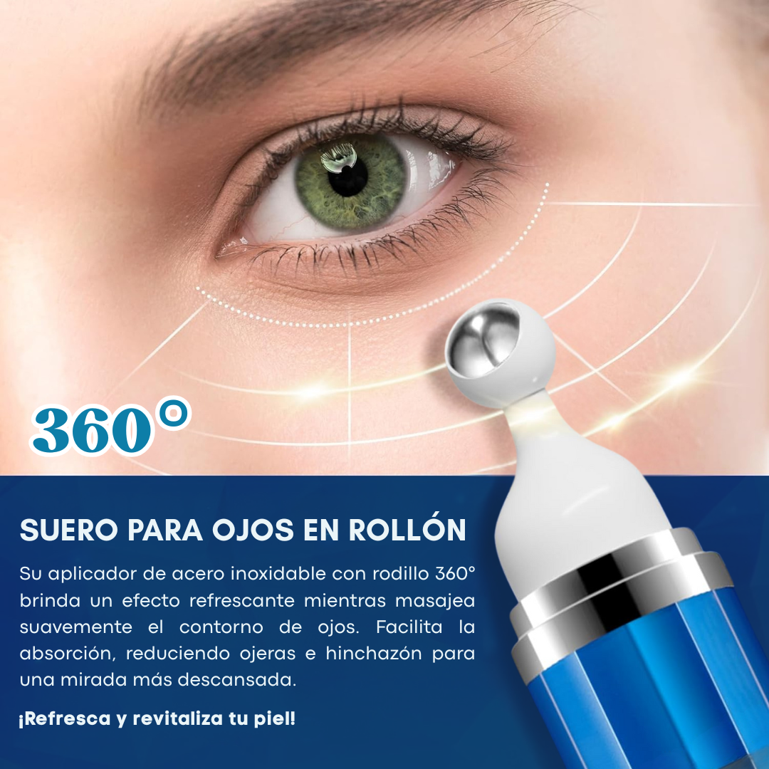 GlowRoll - Serum Radiante Anti-Ojeras | Ilumina tu mirada al instante