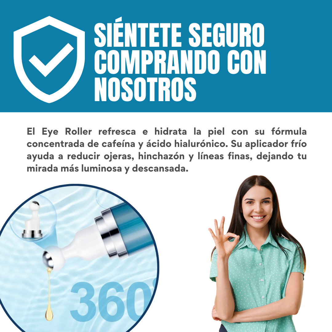 GlowRoll - Serum Radiante Anti-Ojeras | Ilumina tu mirada al instante