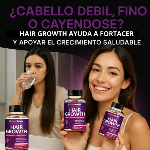 Hair Growth - Renueva Tu Cabello Desde la Raíz